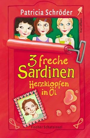 Bild des Verkufers fr 3 freche Sardinen: Herzklopfen in l (Kinderbuch Hardcover) zum Verkauf von Gerald Wollermann