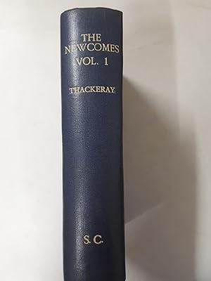 Bild des Verkufers fr The Newcomes. Memoirs Of A Most Respectable Family. Volume I zum Verkauf von Cambridge Rare Books
