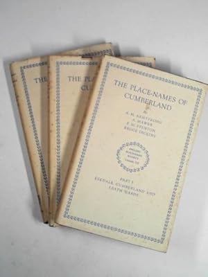 Seller image for The place-names of Cumberland, parts 1-3 for sale by Cotswold Internet Books