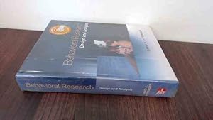 Seller image for Behavioral Research Design and Analysis for sale by BoundlessBookstore
