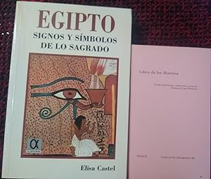 EGIPTO signos y símbolos de lo sagrado + LIBRO DE LOS MUERTOS Estudio preliminar, traducción y no...