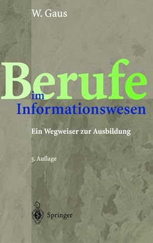 Seller image for Berufe im Informationswesen for sale by Rheinberg-Buch Andreas Meier eK