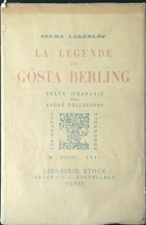 Immagine del venditore per La legende de Gosta Berling venduto da Miliardi di Parole