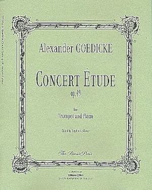 Bild des Verkufers fr Concert Etude op.49for trumpet and chamber orchestra : for trumpet and piano zum Verkauf von AHA-BUCH GmbH