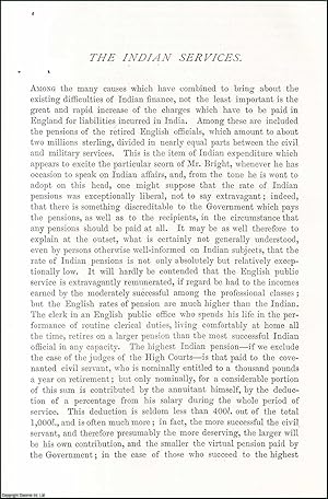 Image du vendeur pour The Indian Services. An original article from the Nineteenth Century Magazine, 1879. mis en vente par Cosmo Books