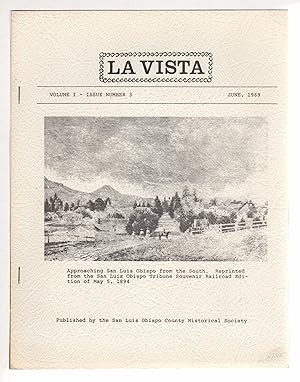 Bild des Verkufers fr LA VISTA, Volume 1, Number 3, June 1969. zum Verkauf von Bookfever, IOBA  (Volk & Iiams)