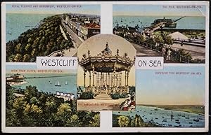 Westcliff On Sea Postcard Vintage 1927