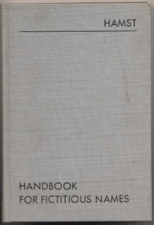 Image du vendeur pour Handbook for Fictitious Names. Being a guide to authors, chiefly to the lighter literature of the XIXth century, who have written under assumed names; and to literary forgers, impostors, plagiarists, and imitators. mis en vente par Johann Nadelmann Antiquariat