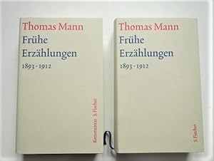 Frühe Erzählungen 1893-1912. Mit Kommentarband. 2 Bände. - (Große kommentierte Frankfurter Ausgabe).