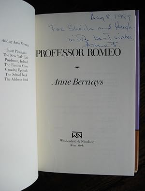 Immagine del venditore per Professor Romeo: [a novel] venduto da James Fergusson Books & Manuscripts