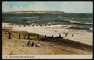 Barton On Sea Postcard Isle Of Wight Vintage 1961