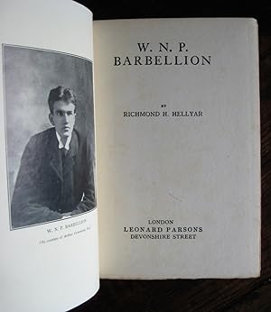 W.N.P. Barbellion: [a biographical study]