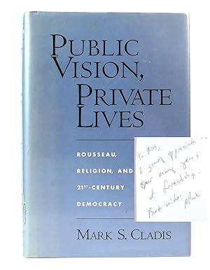 Immagine del venditore per PUBLIC VISION, PRIVATE LIVES SIGNED venduto da Rare Book Cellar