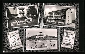 Bild des Verkufers fr Ansichtskarte Safferstetten-Fssing, Hotel-Pension Vier Jahreszeiten zum Verkauf von Bartko-Reher