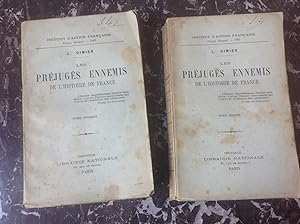 Les Préjugés ennemis de l'Histoire de FRANCE en deux volumes brochés