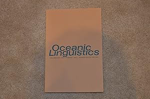 Oceanic Linguistics - volumes XXII - XXIII - numbers 1 and 2 - summer - winter 1983 -1984