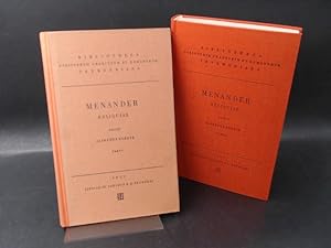 Imagen del vendedor de 2 Bcher zusammen: Menander Reliquiae Pars I et Pars II/Menandi Quae Supersunt Pars Prior et Pars Altera, [Bibliotheca Scriptorum Graecorum et Romanorum Teubneriana] a la venta por Antiquariat Kelifer