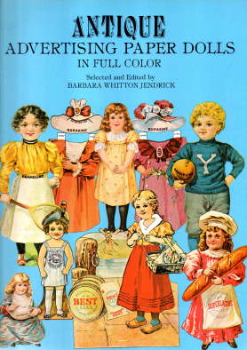 ANTIQUE. Advertising Paper Dolls in Full Color.
