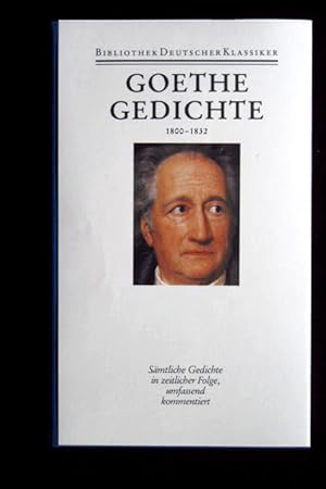 Gedichte 1800 - 1832 (Dünndruck). Sämtliche Werke, Briefe, Tagebücher und Gespräche; 1. Abteilung...