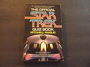 The Official Star Trek Quiz Book sc Mitchell Maglio 1985 Wallaby Books