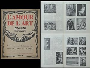 L'AMOUR DE L'ART N°9 1925 SALON D'AUTOMNE, COLLECTION VIAU, MATISSE, DEGAS