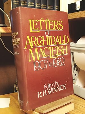 Bild des Verkufers fr Letters of Archibald Macleish: 1907-1982 zum Verkauf von Henniker Book Farm and Gifts
