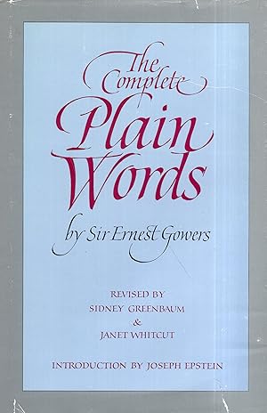 Seller image for The Complete Plain Words for sale by A Cappella Books, Inc.