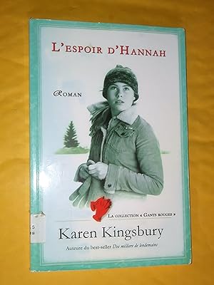 Image du vendeur pour L'espoir d'Hannah mis en vente par Livresse