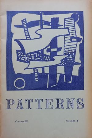 Seller image for Patterns Volume III Number 4 for sale by Derringer Books, Member ABAA