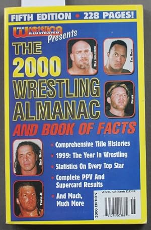 Seller image for Pro Wrestling Illustrated 2000 Wrestling Almanac and Book of Facts (Photo Front Cover Bill Goldberg, The Rock, Raven, Bret Hart, triple-H); for sale by Comic World
