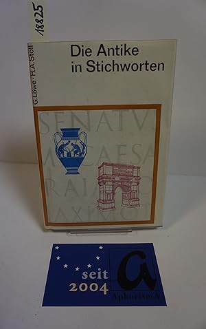 Immagine del venditore per Die Antike in Stichworten. venduto da AphorismA gGmbH