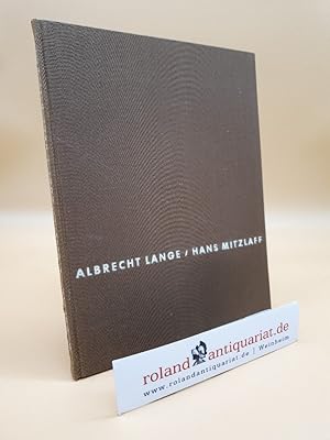 Immagine del venditore per Albrecht Lange, Hans Mitzlaff : Bauten von 1948 bis 1951 / Vorw.: Walter Passarge / Bauten deutschen Baumeister. Mannheim venduto da Roland Antiquariat UG haftungsbeschrnkt