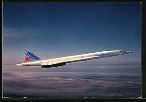 Ansichtskarte Concorde, Flugzeug der Air France über den Wolken