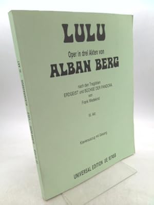 Bild des Verkufers fr Alban Berg: Lulu zum Verkauf von ThriftBooksVintage