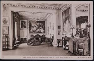 Image du vendeur pour Osborne House Postcard Isle Of Wight Dining Room State Apartments mis en vente par Postcard Anoraks