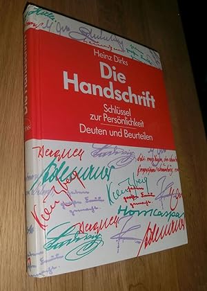 Seller image for Die Handschrift - Schlssel zur Persnlichkeit for sale by Dipl.-Inform. Gerd Suelmann
