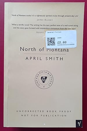 Seller image for North of Montana, ****UNCORRECTED PROOF COPY**** for sale by Collector's Corner