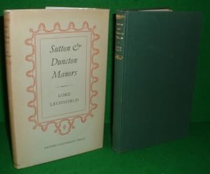 Image du vendeur pour SUTTON AND DUNCTON MANORS mis en vente par booksonlinebrighton