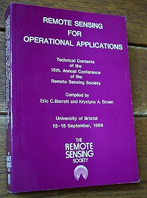 Remote Sensing For Operational Applications