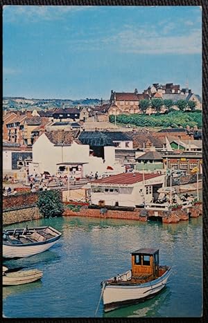 Folkestone Kent Vintage 1969 Postcard Gigi's Chalet & Harbour