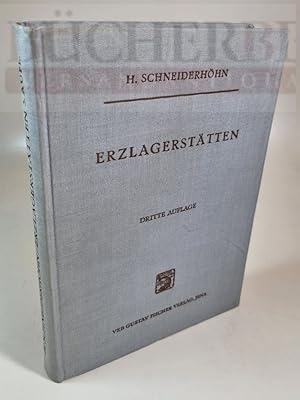 Imagen del vendedor de Erzlagersttten Kurzvorlesungen zur Einfhrung und zur Wiederholung a la venta por Bcherberg Antiquariat