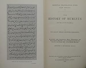 Imagen del vendedor de The History of Humayun (Humayun-Nama). By Gul-Badan Begam (Princess Rose-Body) a la venta por Open Boat Booksellers