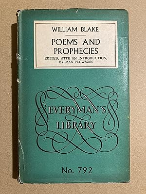 Immagine del venditore per Poems and Prophecies (Everyman's Library) venduto da BBBooks