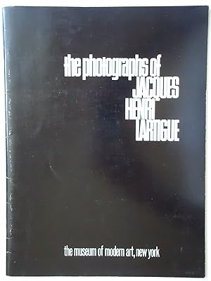 Image du vendeur pour THE PHOTOGRAPHS OF JACQUES HENRI LARTIGUE mis en vente par GfB, the Colchester Bookshop