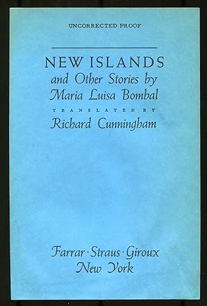 Imagen del vendedor de New Islands and Other Stories by Maria Luisa Bombal a la venta por Between the Covers-Rare Books, Inc. ABAA