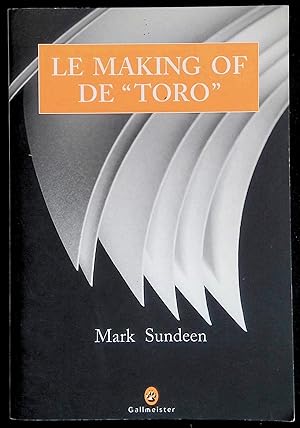 Image du vendeur pour Le making of de "Toro" mis en vente par LibrairieLaLettre2