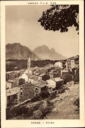 Bild des Verkufers fr Ansichtskarte / Postkarte visa Corse du Sud Korsika, Ortsansicht, Panorama zum Verkauf von akpool GmbH