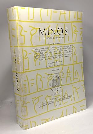 Minos - revista de filologia egea / N.S. XXV-XXVI