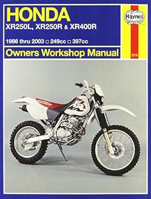 Imagen del vendedor de Honda XR250L, XR250R and XR400R: 1986 to 2003 (Haynes Service and Repair Manuals) a la venta por WeBuyBooks