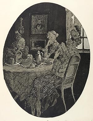 Seller image for Wilke, Erich. Drei Damen beim Kaffeeklatsch for sale by GALERIE HIMMEL